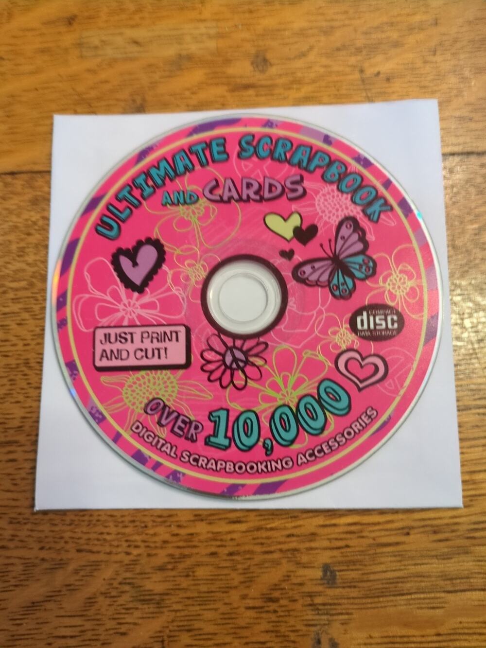 Ultimate Scrapbook And Cards Over 10,000 Accessories (2011) *DISC ONLY*